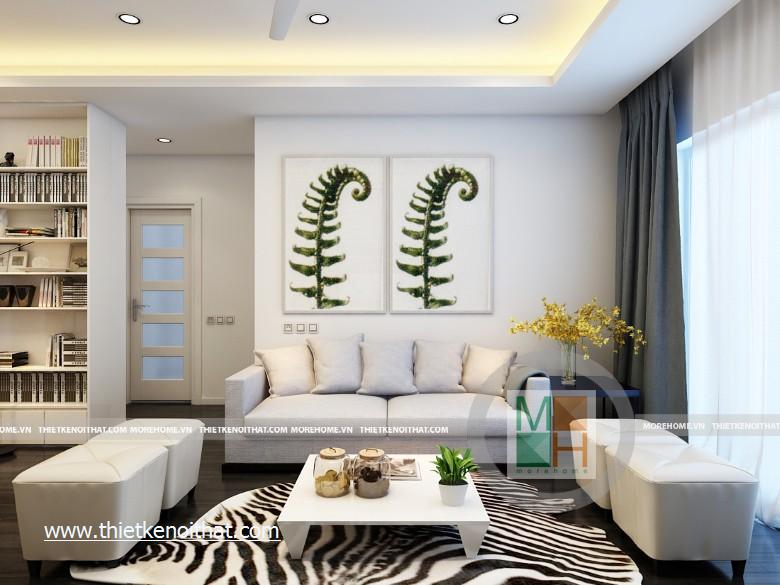 Thiết kế chung cư T&ocirc; Hiệu H&agrave; Đ&ocirc;ng - Nh&agrave; Chị L&ecirc;
